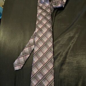 Stafford Purple Checkered Tie
